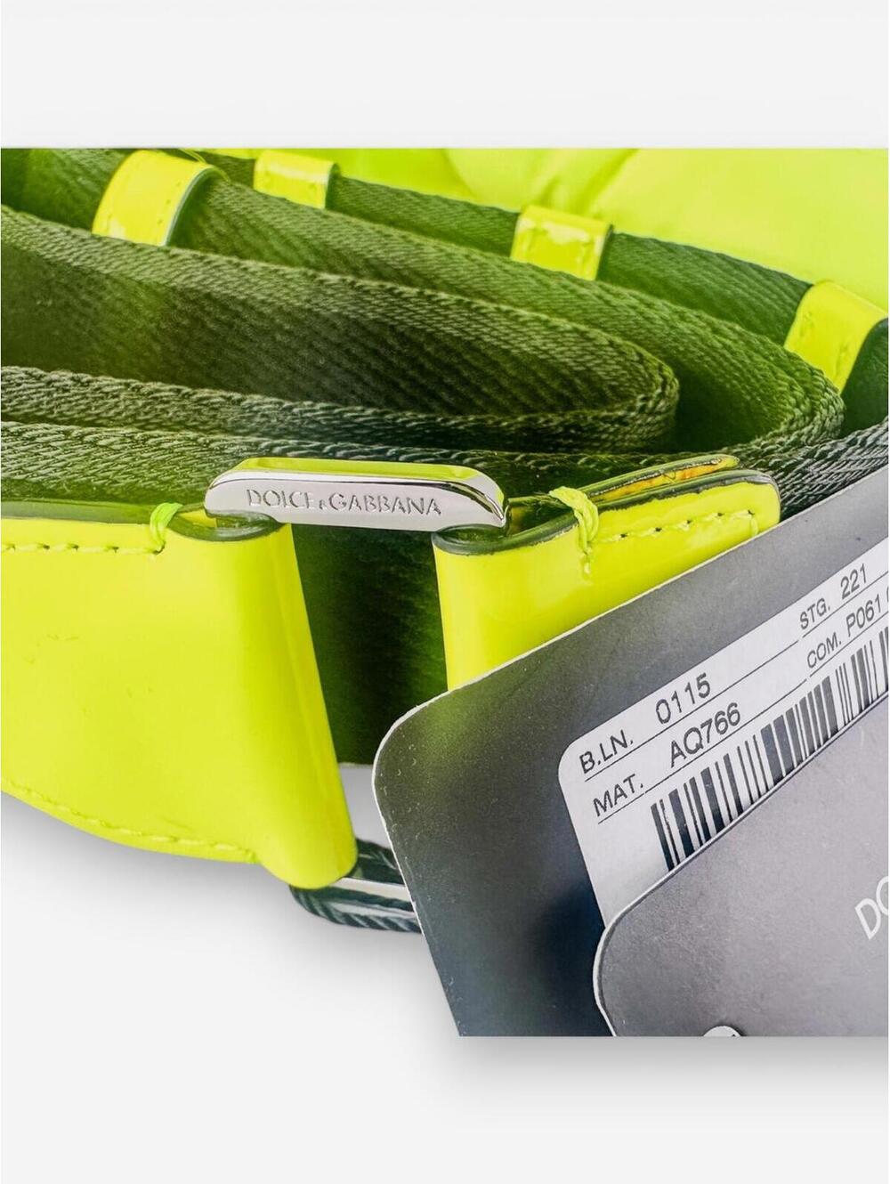Dolce & Gabbana Teddy Bear Neon Green Belt Bag | Unisex | NWT - Picture 7 of 9